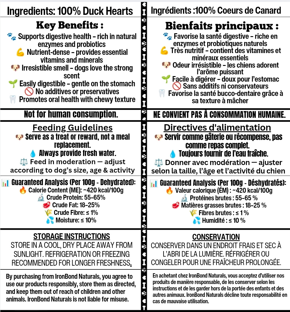 Dehydrated Duck Hearts