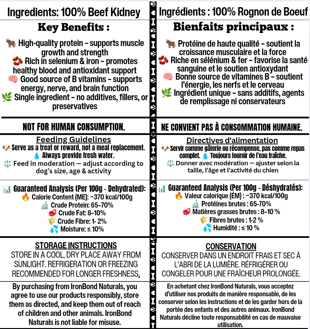 Dehydrated Beef Kidney