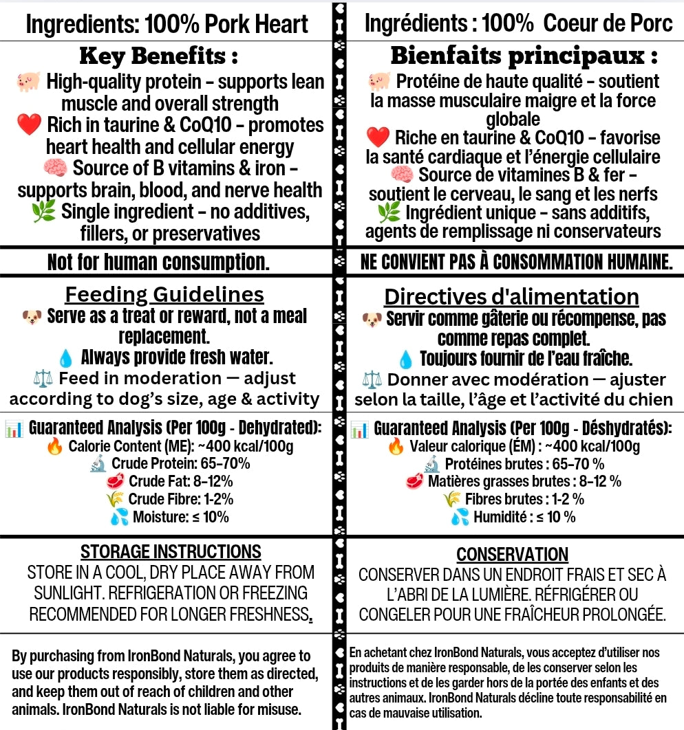 Dehydrated Pork Heart