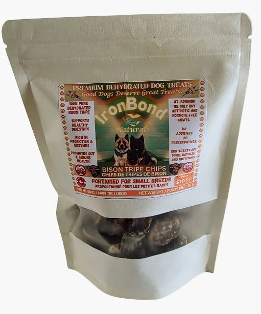 Dehydrated Bison Tripe Chips