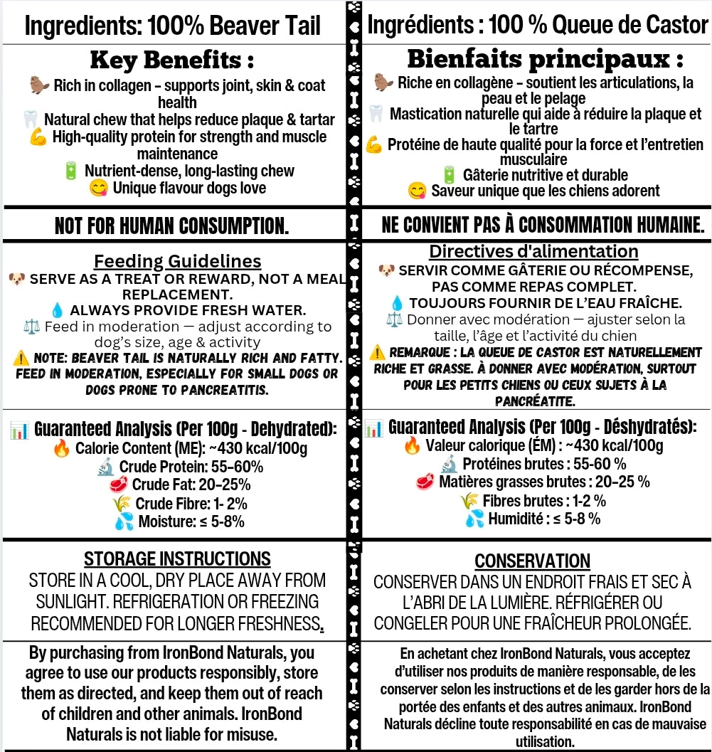 Dehydrated Beaver Tails
