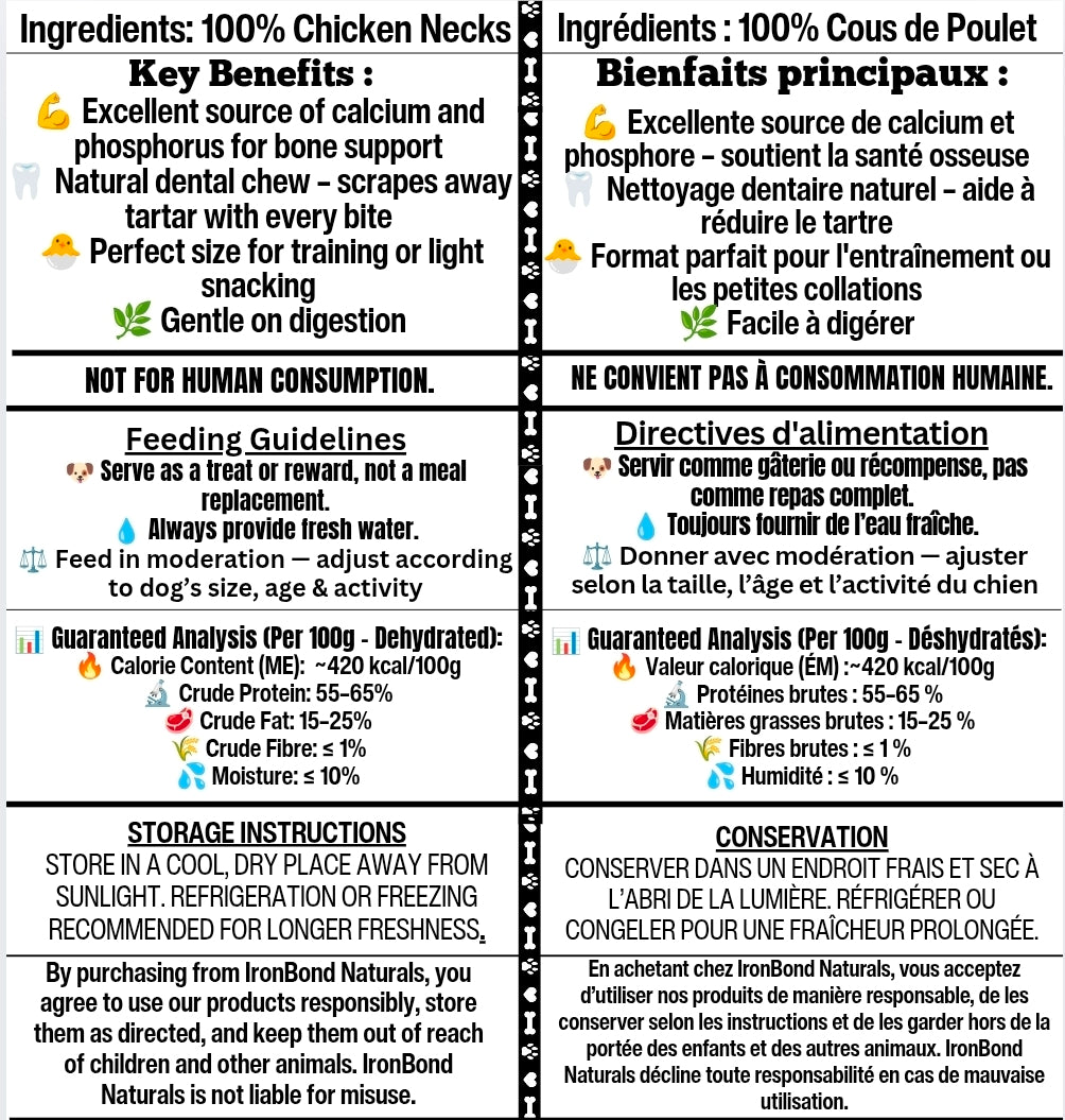 Dehydrated Chicken Necks